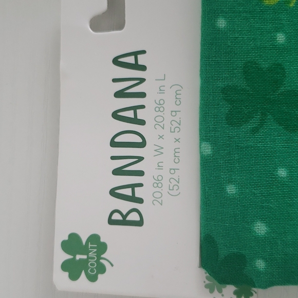 2 St Patrick's Day theme bandana 20"x20" set of two - Picture 6 of 9